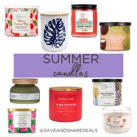 Obsessed with these summer scents!! Grab a few for summer!

Walmart finds, summer candles, summer essentials, summer home, Walmart candles 

#LTKhome #LTKSeasonal