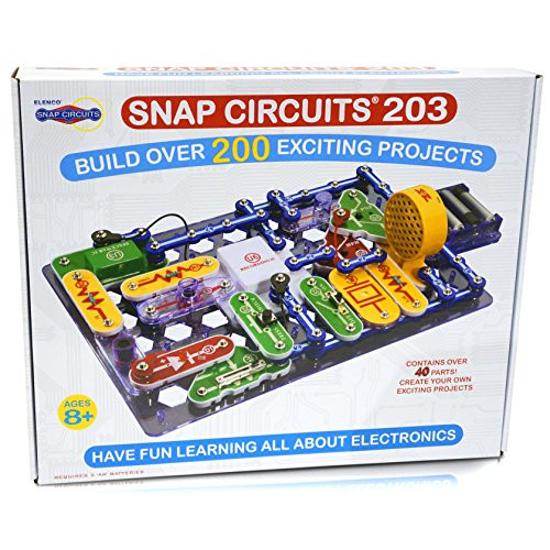 Snap Circuits 203 Electronics Exploration Kit | Over 200 STEM Projects | 4-Color Project Manual | 42 | Amazon (US)