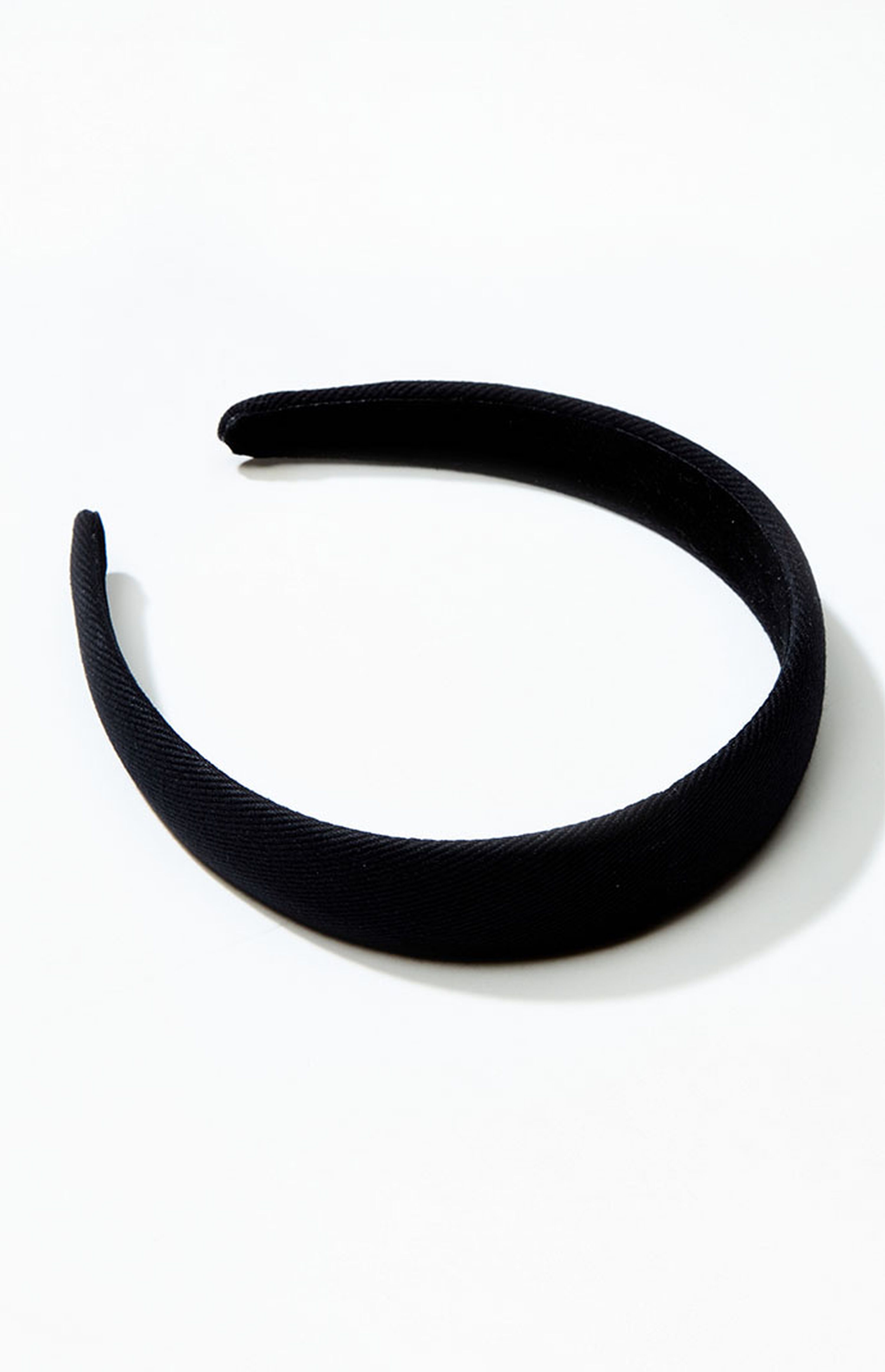 John Galt Black Thick Headband | PacSun