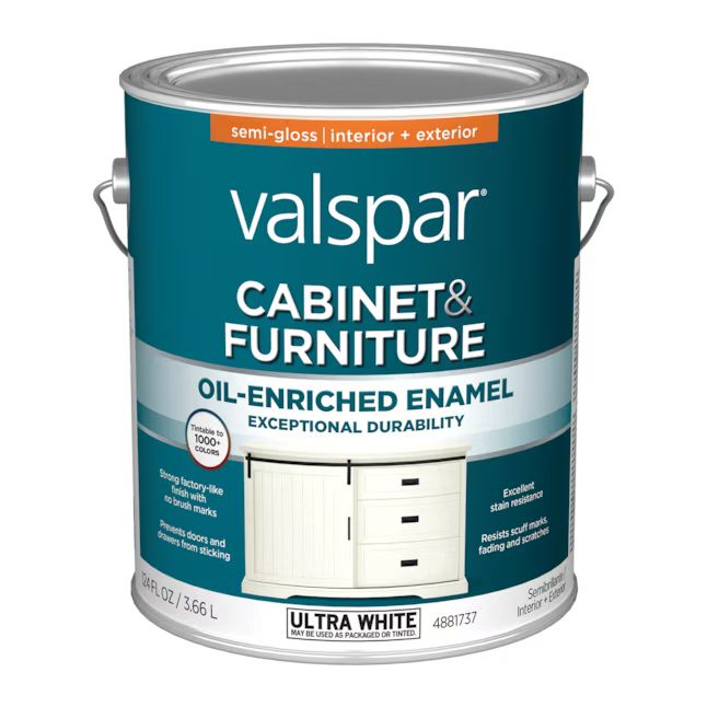 Valspar Semi-gloss Cabinet & Furniture Paint Enamel (1-Gallon) | Lowe's