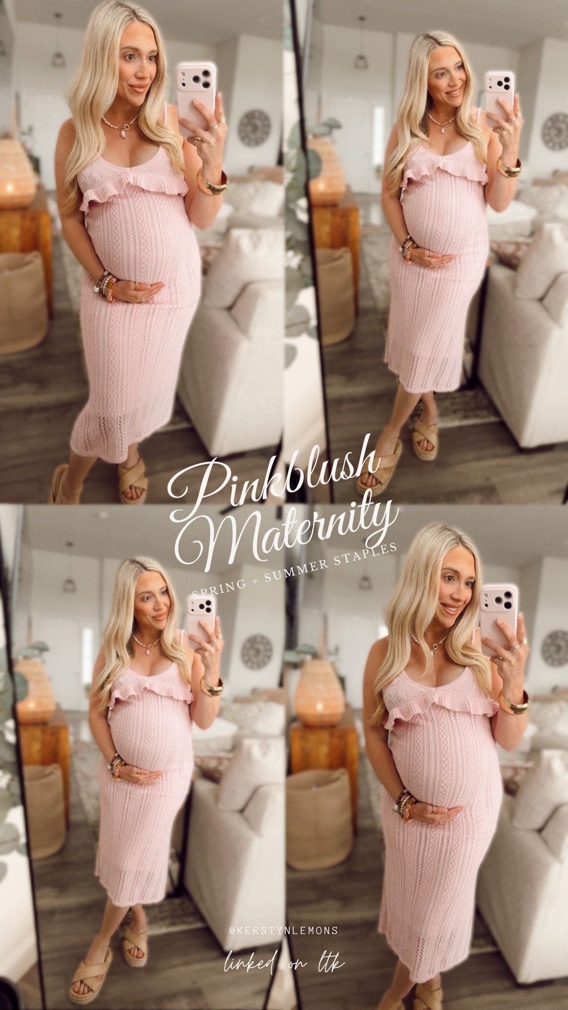 Tried on so many Pink Blush Maternity dresses and I’m obsessed 🤍 These maternity dresses are perfect for every trimester — first, second, or third — and grow beautifully with your bump. Whether you’re looking for an everyday maternity dress, a baby shower dress, a maternity photo outfit, or just cute pregnancy outfits that are actually comfortable, these are such good options.

I love that these styles work before, during, and after pregnancy, making them staples you’ll keep reaching for. Flowy, bump-friendly, flattering, and so easy to dress up or down ✨

Linking all my favorite Pink Blush maternity dresses here for anyone pregnant or planning photos, showers, or everyday wear 🤍
#pinkblushmaternity #maternitydress #pregnancyoutfits #babymoonstyle #babyshowerdress #maternityphotos #bumpstyle #momtobe #pregnancyfashion



#LTKmomlife #LTKBump #LTKootd