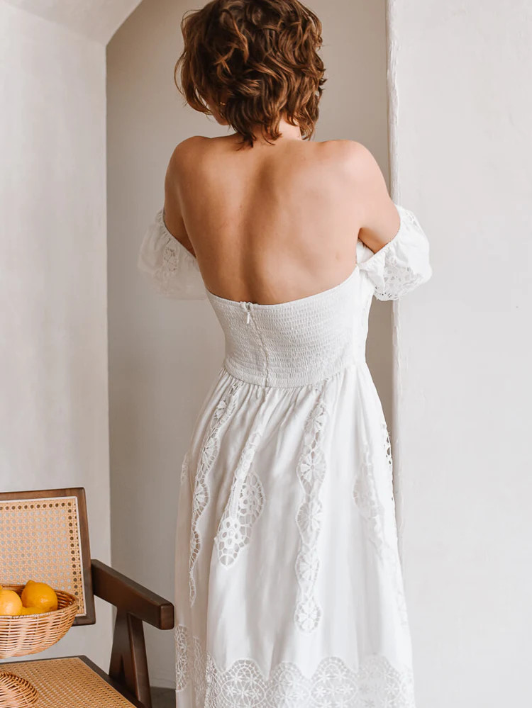 Mustique Off the Shoulder Maxi Dress | Confête