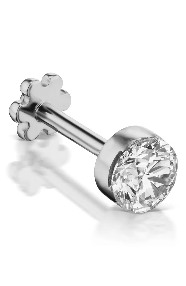 Maria Tash Invisible Set Diamond Threaded Stud Earring | Nordstrom | Nordstrom