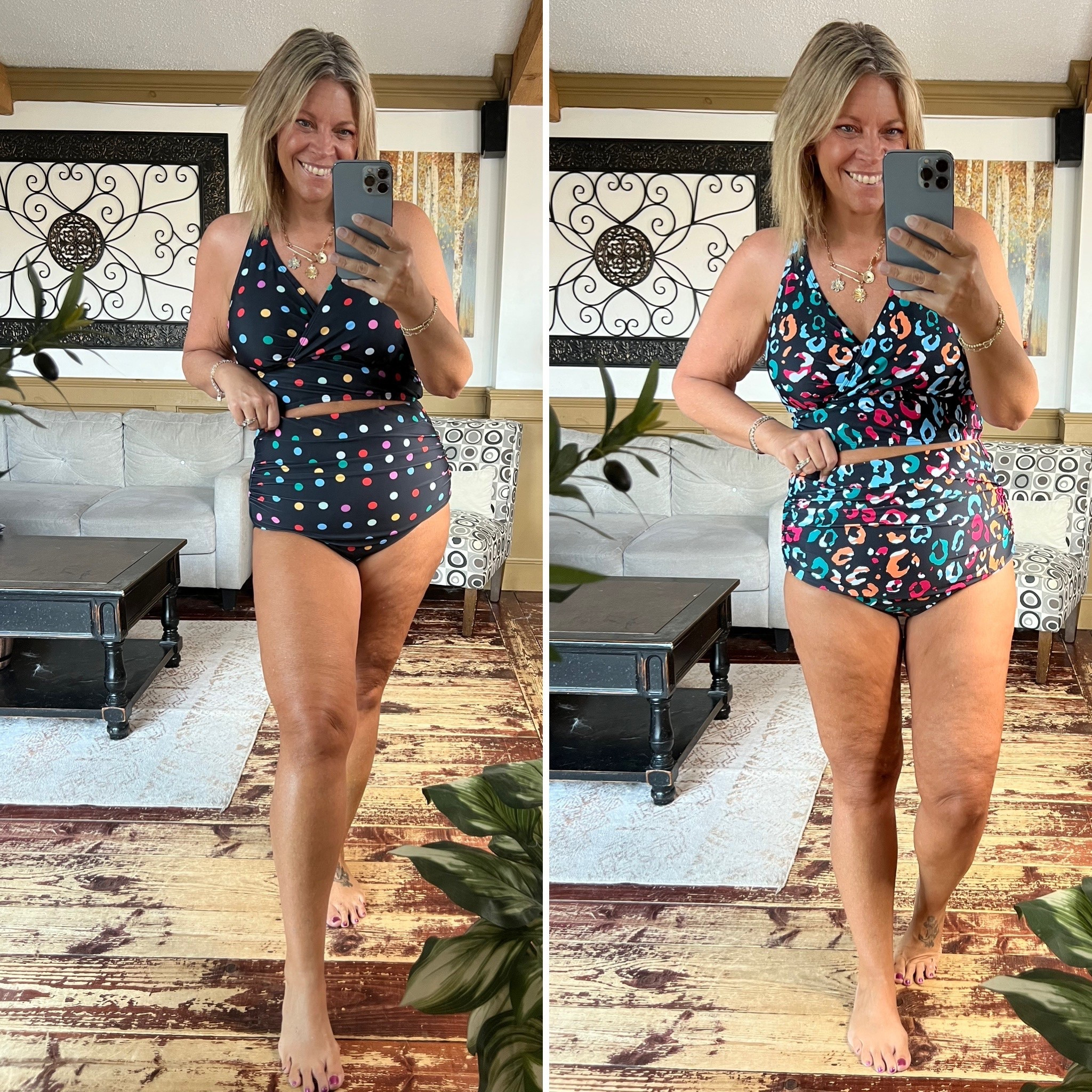 High rise two piece swimsuit- size 14-16

#LTKSeasonal #LTKMidsize #LTKFindsUnder50