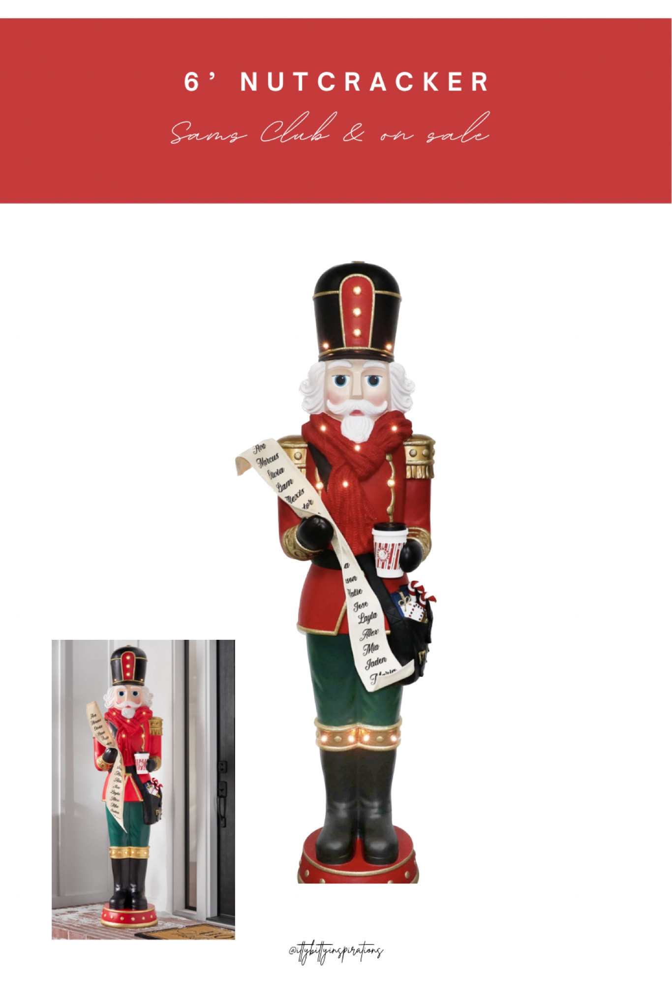 Adorable nutcracker! Currently $60 off 🎄🎅🏻❤️

#LTKHome #LTKHoliday #LTKSeasonal