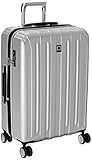 DELSEY Paris Titanium Hardside Expandable Luggage with Spinner Wheels, Silver, Checked-Medium 25 Inc | Amazon (US)