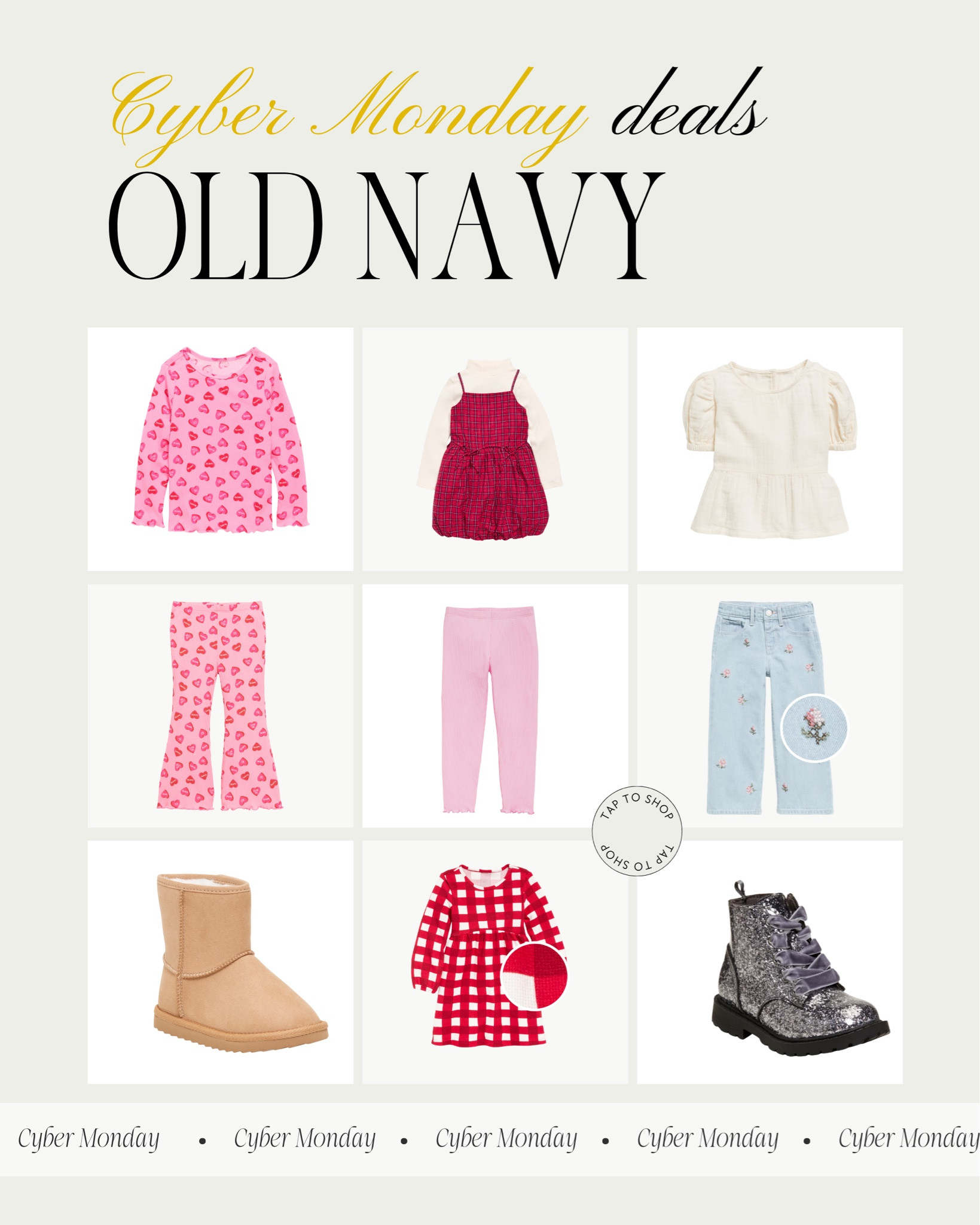 Cyber Monday // cyber deals // sale // Black Friday // old navy // toddler // toddler girls // toddler shoes // toddler outfit // Christmas // toddler Christmas outfit // toddler Christmas 

#LTKCyberWeek #LTKKids #LTKHoliday