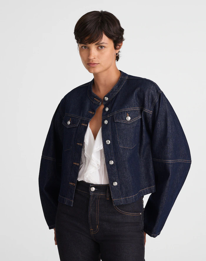 Cocoon-Sleeve Denim Lady Jacket | Madewell