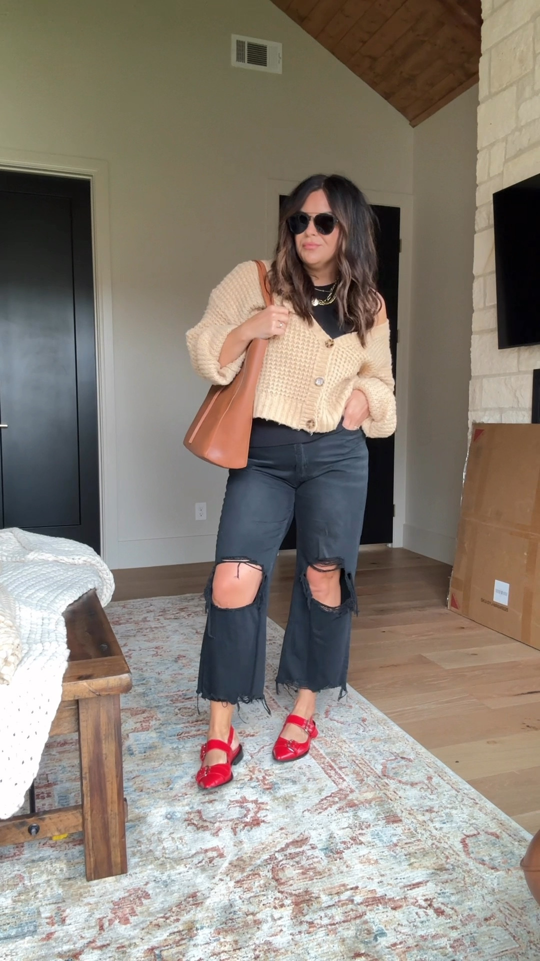 Casual Family Dinner Out
Tank: XL
Sweater: XXL
Jeans: 32 (linked as many instock pairs I could find)
Red flats: TTS & so comfortable 

#LTKMidsize #LTKStyleTip #LTKFindsUnder50

#LTKStyleTip #LTKMidsize #LTKFindsUnder50