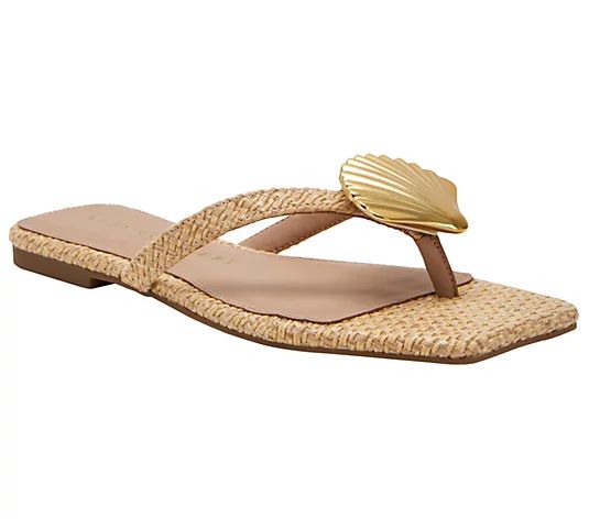 Katy Perry Camie Shell Thong Sandal - QVC.com | QVC