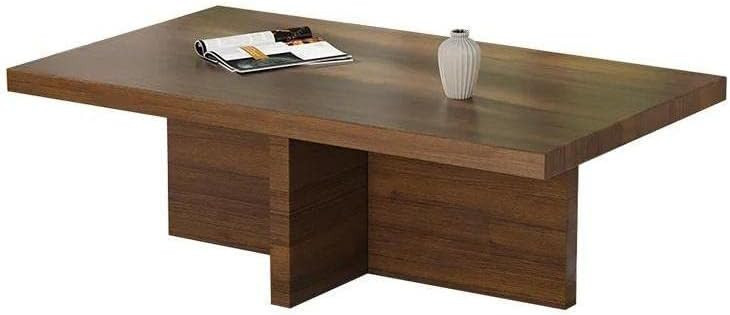 homary Farmhouse Wood Coffee Table Rectangle-Shaped in Natural Rustic (Distressed) | Amazon (US)
