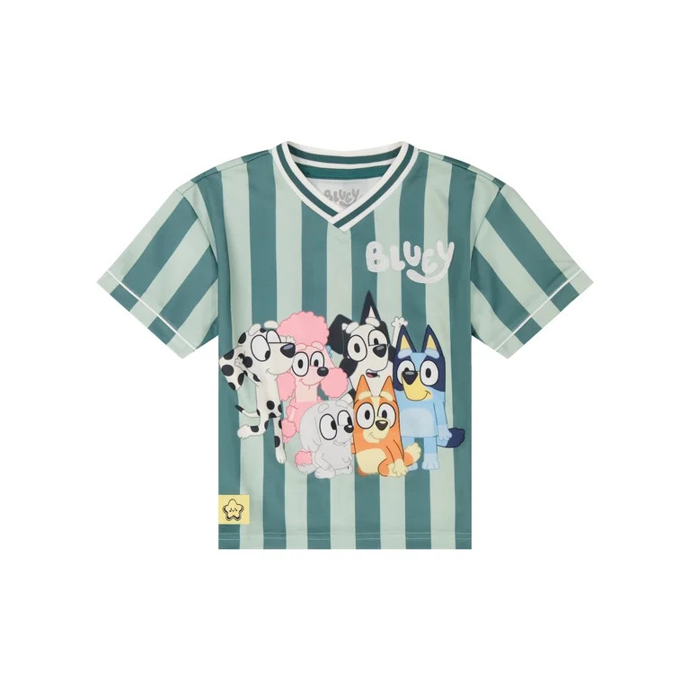Bluey Toddler Short Sleeve Jersey, Sizes 12 Months-5T | Walmart (US)