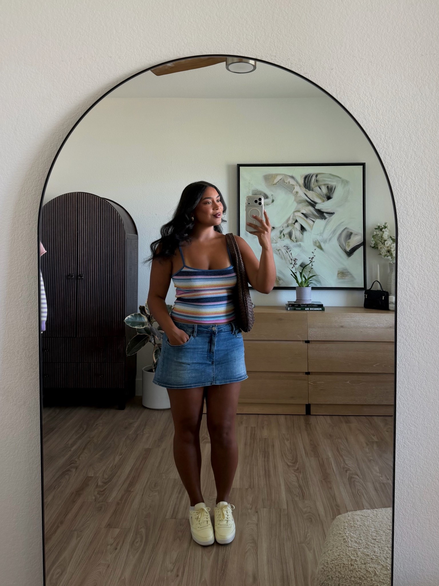 casual (spring) outfit of the day, tank & skort is from @Grey Bandit ! (Wearing a L in the tank & XL in the skort, runs true to size) 

#LTKootd #LTKMidsize #LTKSeasonal