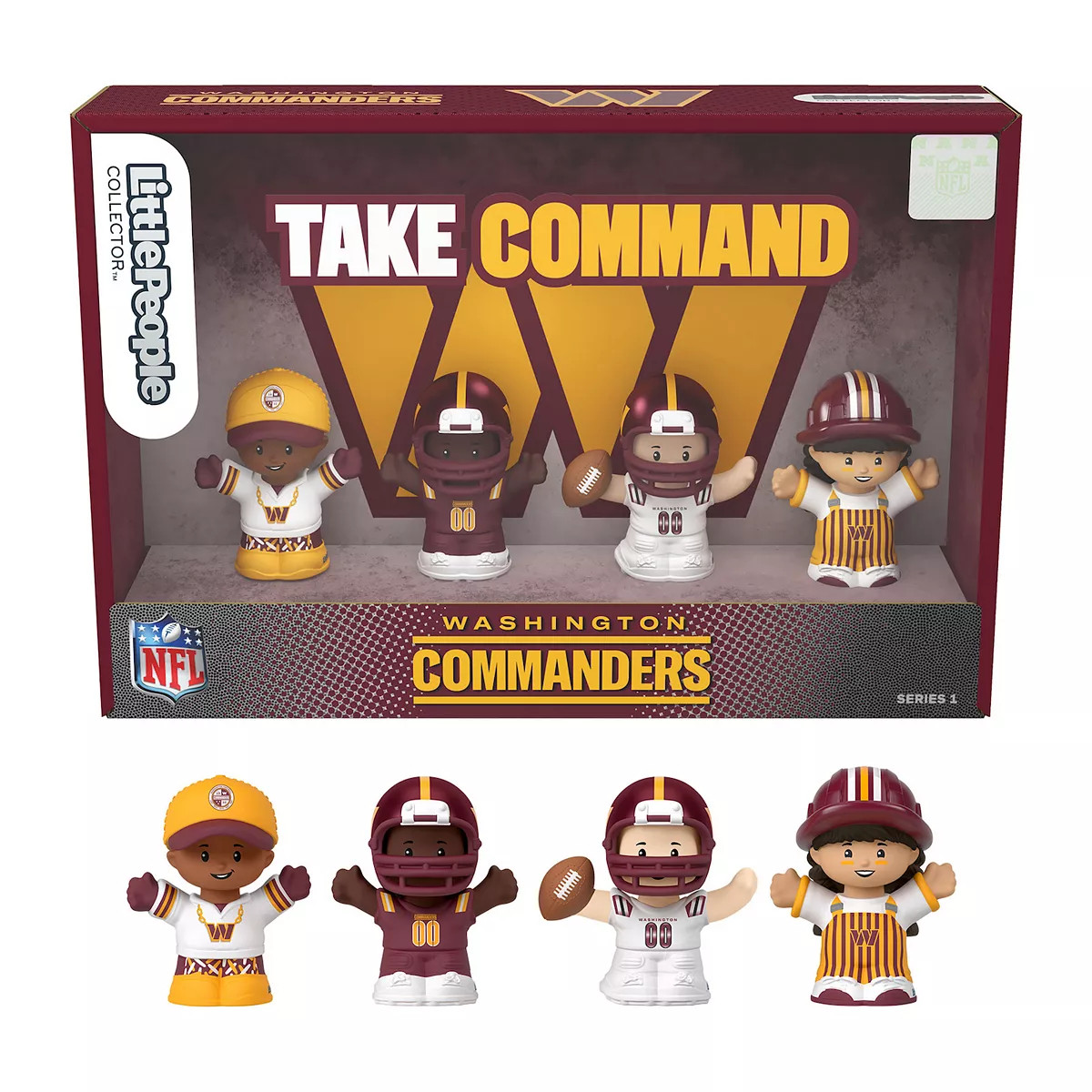 Fisher-Price Little People 4-Pack Washington Commanders Figures Collector Set | Kohl's