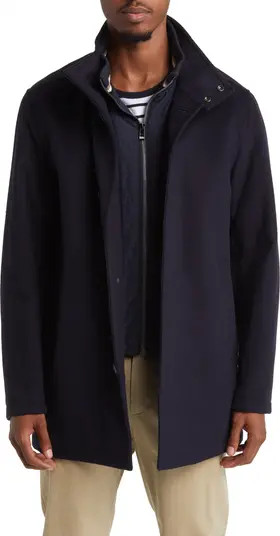 BOSS Coxtan Relaxed Fit Virgin Wool & Cashmere Coat | Nordstrom | Nordstrom