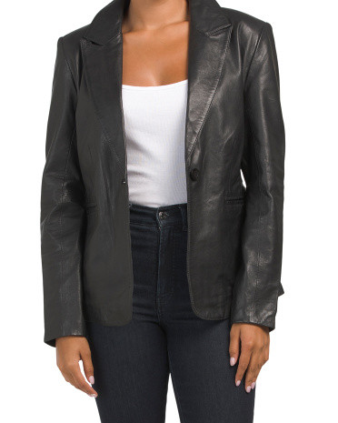Leather Blazer | TJ Maxx