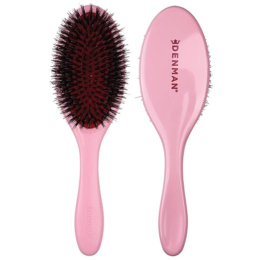 Denman Boar Bristle Hair Brush – Smoothing & Shine Enhancing for Slick Back Styles, Curl Defini... | Amazon (US)