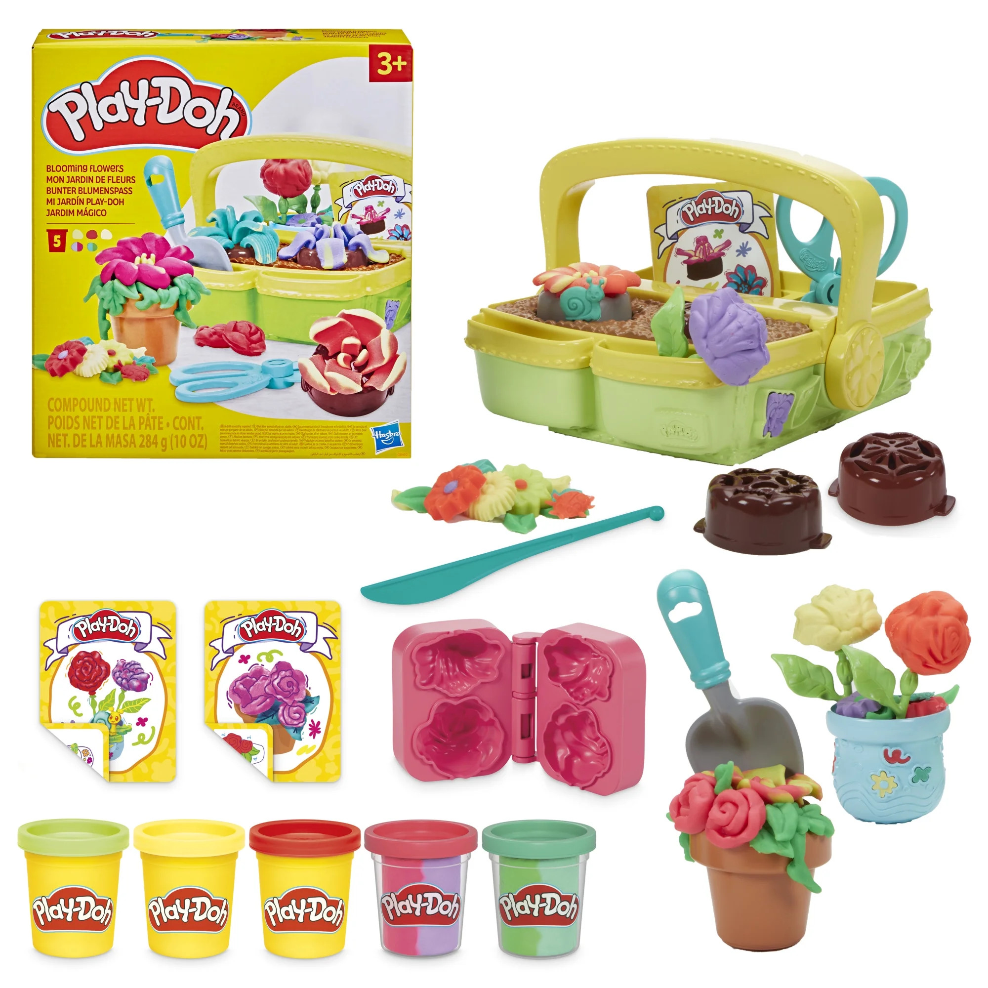 Play-Doh Blooming Flower Garden Toy Playset, Nature Pretend Play, Kids Arts & Crafts, Holiday Gif... | Walmart (US)