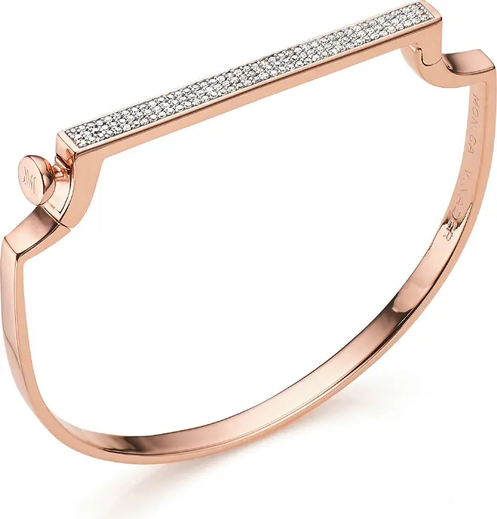 Monica Vinader Signature Thin Diamond Bangle | Nordstrom | Nordstrom