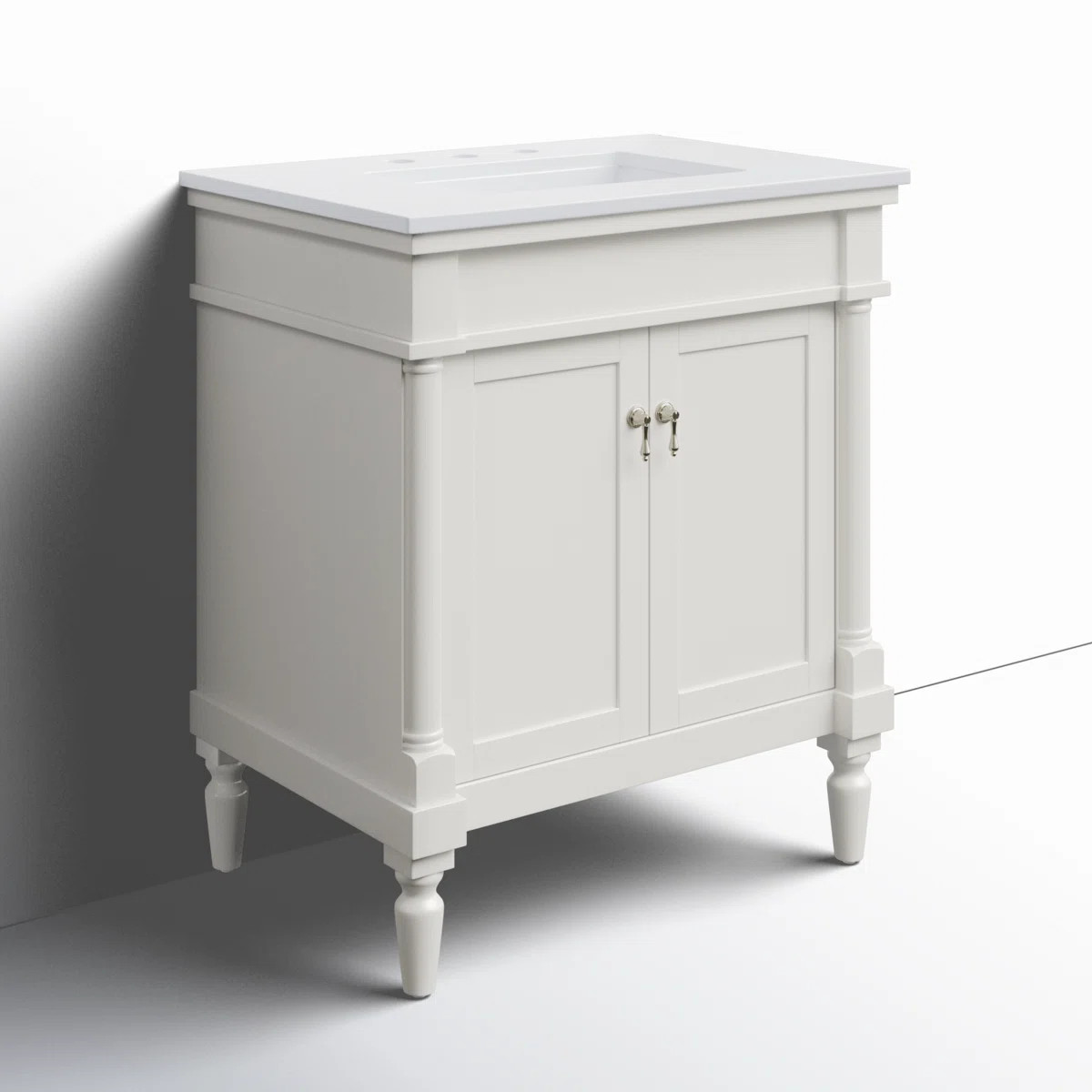 Lexington 30'' Single Bathroom Vanity with Engineered Marble Top | Wayfair North America