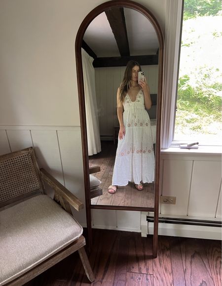 The perfect flowy white summer maxi dress! 

#LTKFind #LTKstyletip