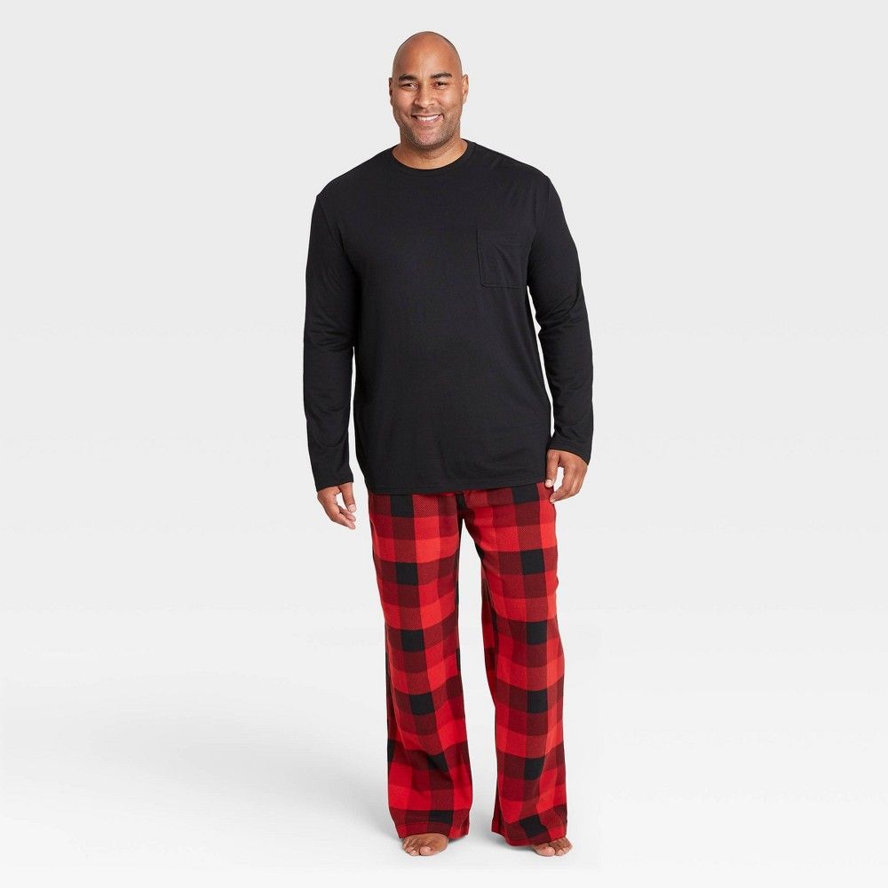 Men's Big & Tall Microfleece Pajama Set - Goodfellow & Co™ | Target