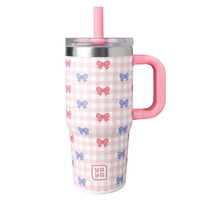 YAYA My First Travel Tumbler for Preschool & Kids 3+, Insulated Stainless Steel Tumbler with Reus... | Walmart (US)