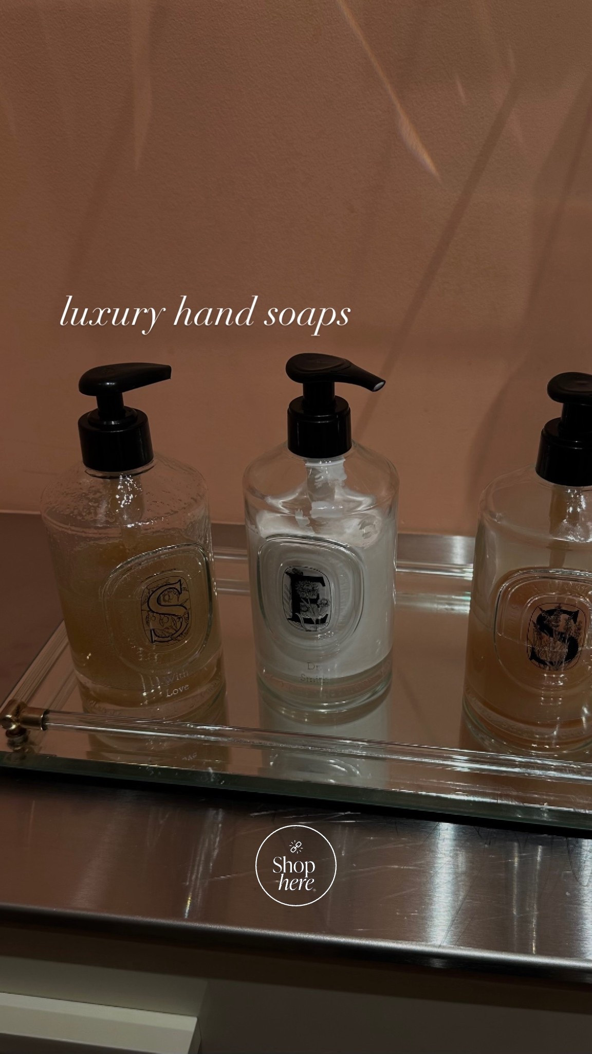 Beautiful in your bathroom. Love the glass bottles. Plus they are refillable. 🤍

#LTKBeauty #LTKGiftGuide #LTKselfcare