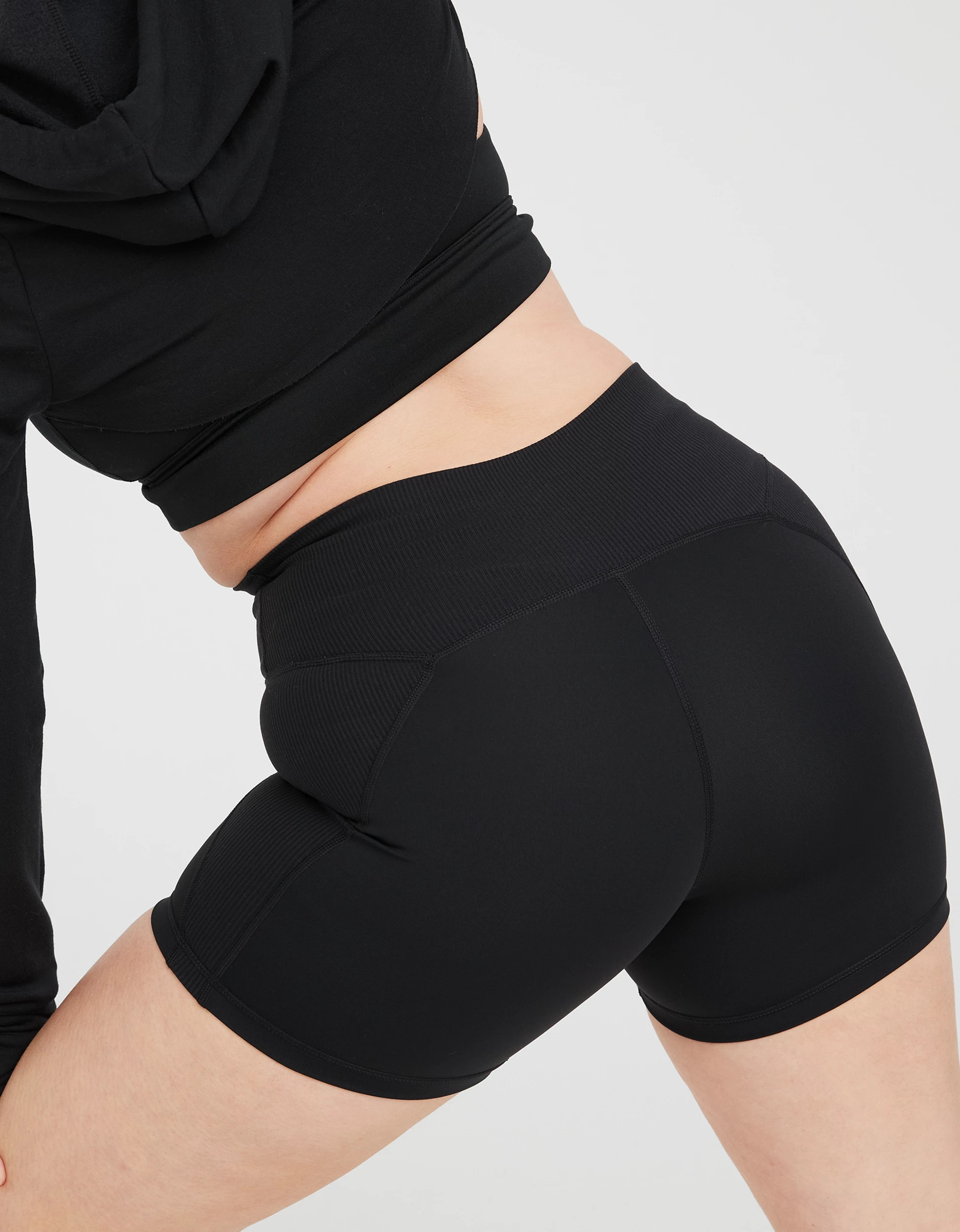 OFFLINE By Aerie Goals 4" Ribbed Bike Short | Aerie