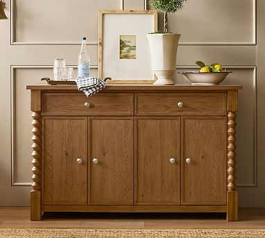 Chris Loves Julia Stacked Ball Buffet (54") | Pottery Barn (US)