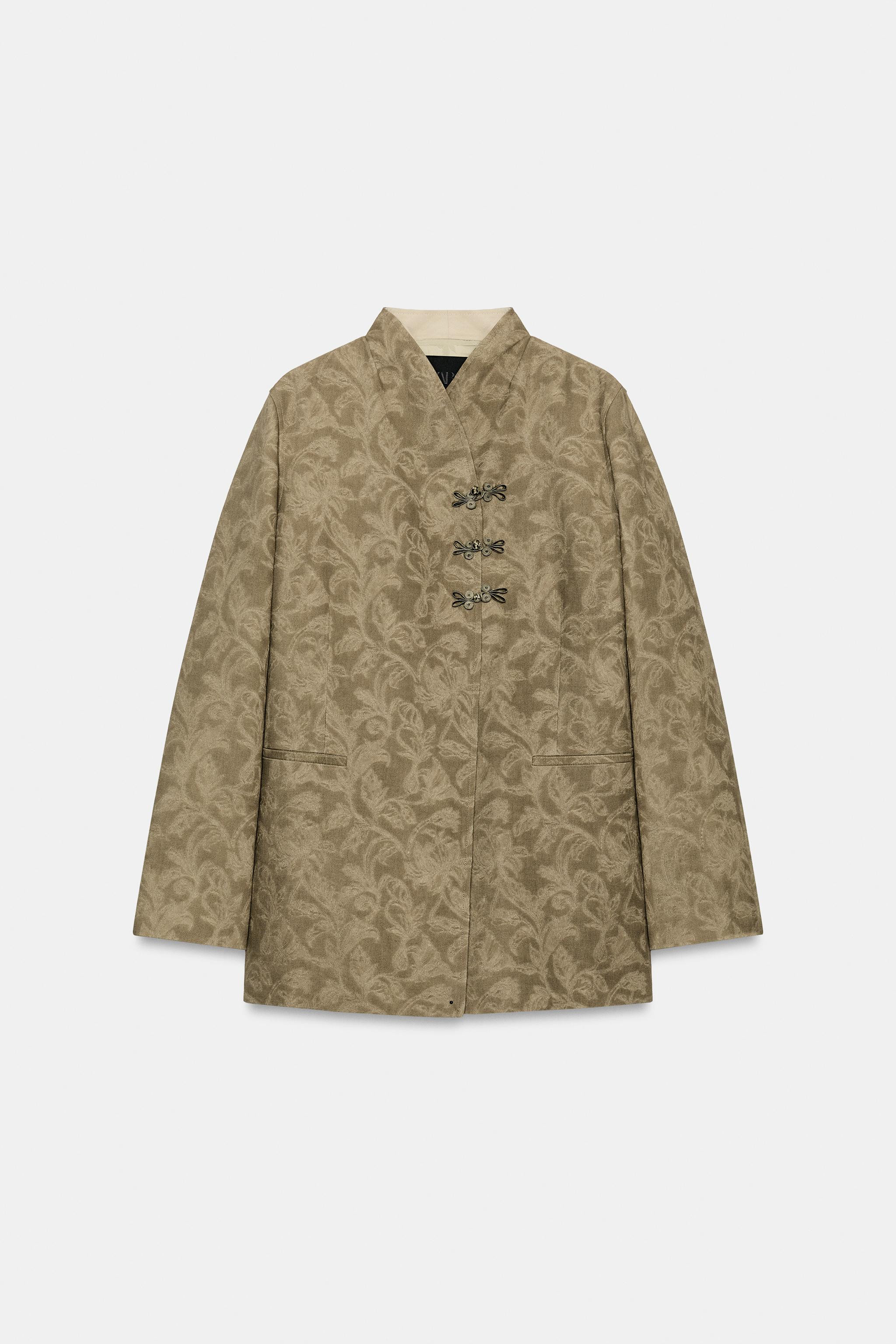 JACQUARD FIREMAN CLASP BLAZER ZW COLLECTION | Zara UK