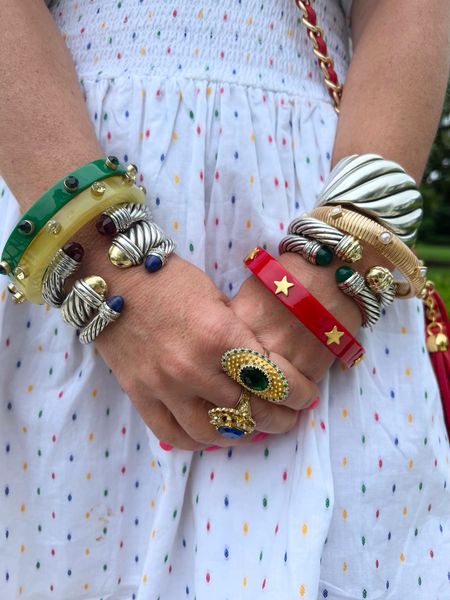 Bracelet stacks | colorful | jewelry | designer pieces 

#LTKGiftGuide #LTKStyleTip
