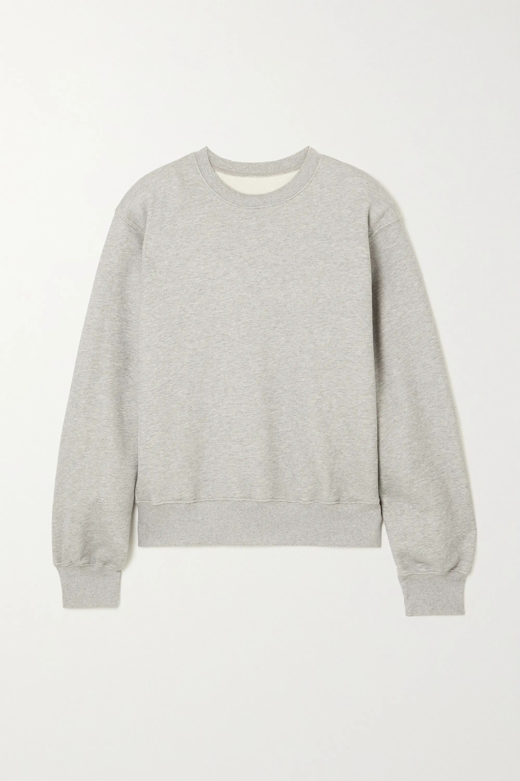 Grau Vanessa Sweatshirt aus Baumwoll-Jersey | Frankie Shop | NET-A-PORTER | NET-A-PORTER (UK & EU)