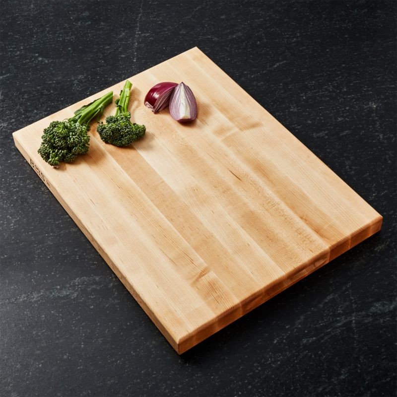 John Boos 20"x15" Maple Cutting Board + Reviews | Crate and Barrel | Crate & Barrel