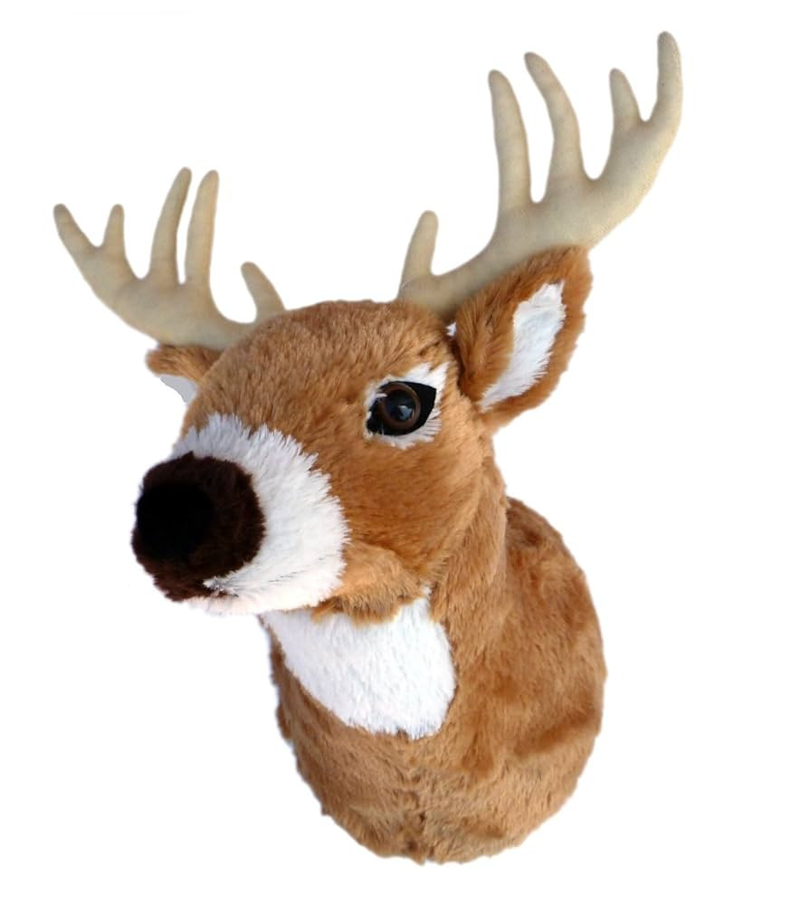 Adore 13" Boone The Whitetail Deer Plush Stuffed Animal Walltoy Wall Mount | Amazon (US)
