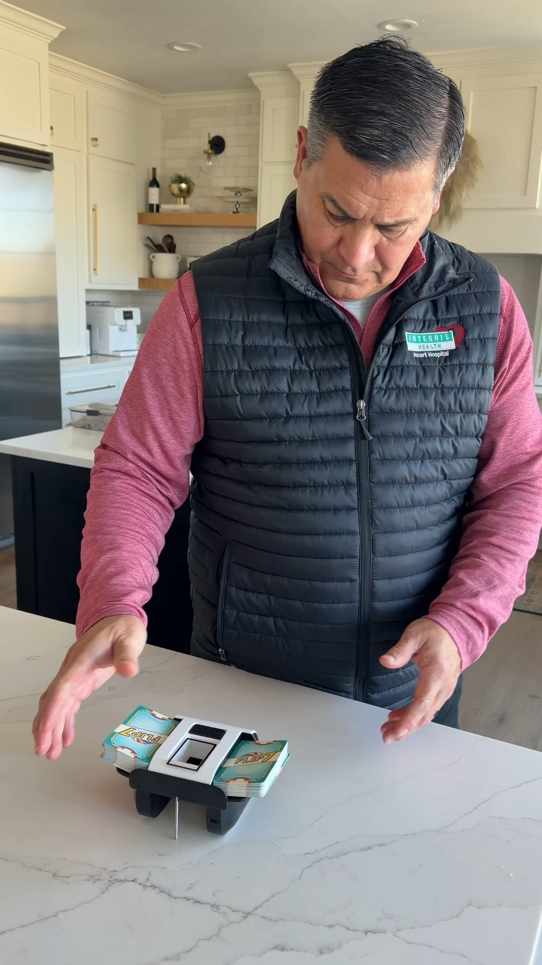 If your family loves card games, the automatic card shuffler is amazing 