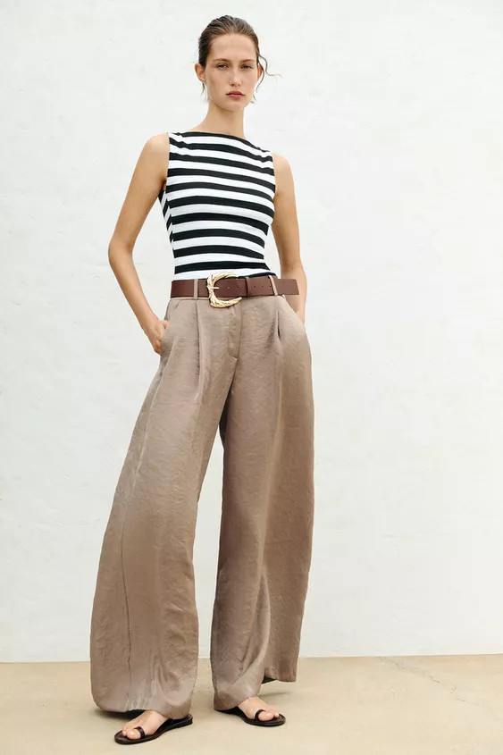 RIBBED TOPstriped+3 | Zara UK