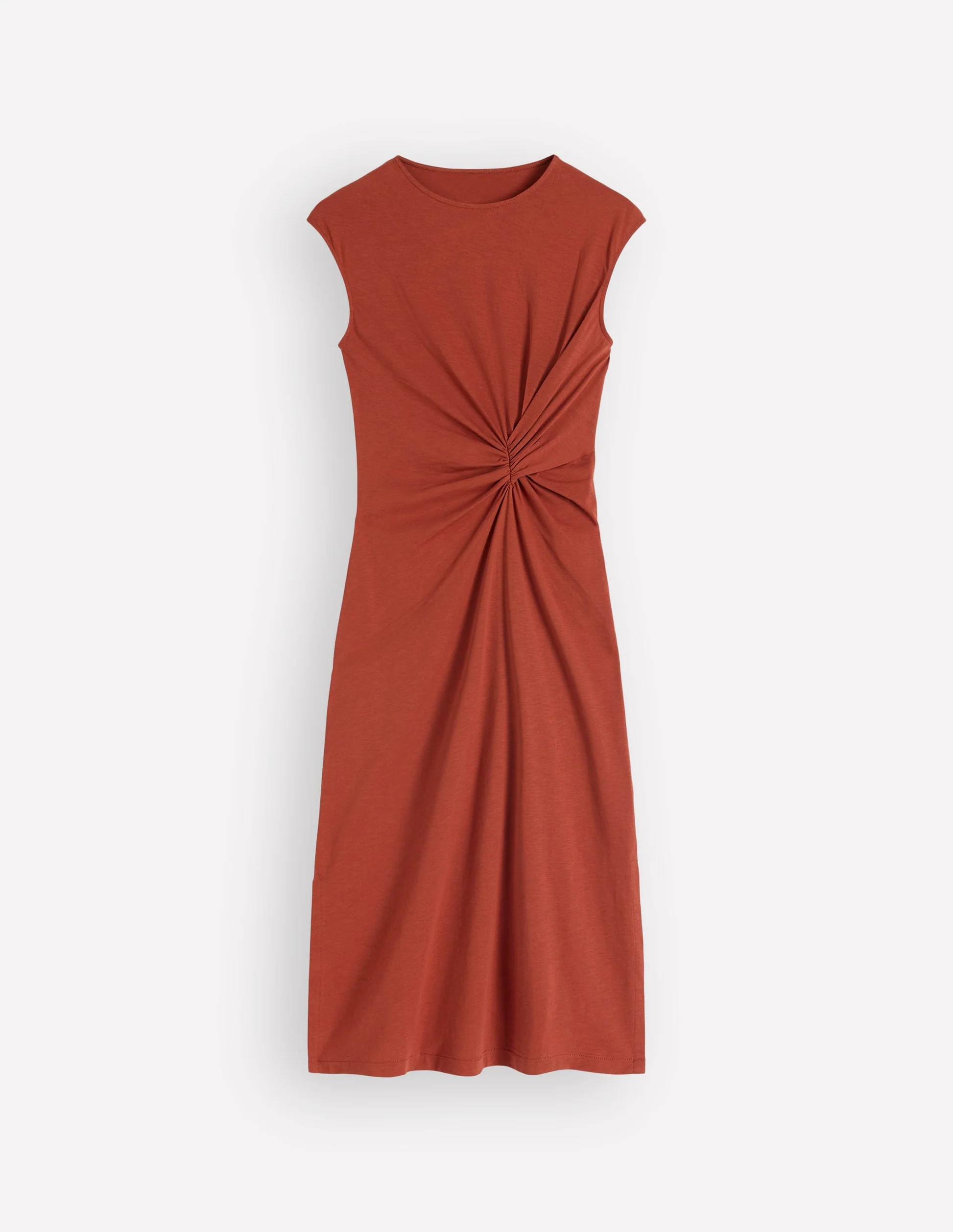 Delilah Twist Midi Dress-Burnt Orange | Boden (US)