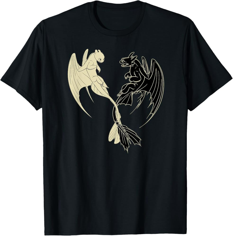 How to Train Your Dragon 3 Hidden World Lightfury Toothless T-Shirt | Amazon (US)