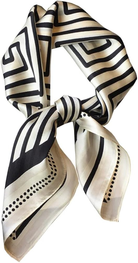 JERLA 100% Pure Mulberry Silk Square Scarf for Hair-26.7”X26.7” Women Men Natural Silk Necker... | Amazon (US)