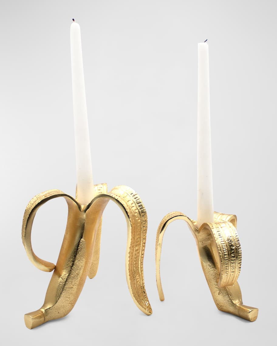8 Oak Lane Banana Candlestick Set | Neiman Marcus