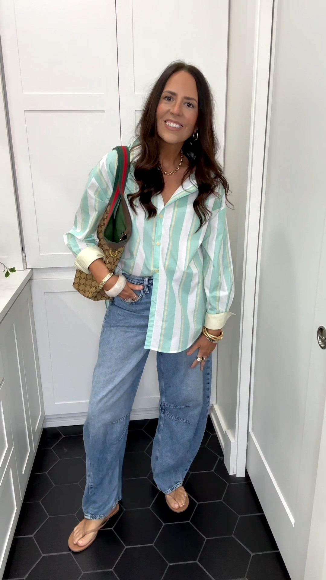 Wearing true size 6tall in Gap Barrels. Shoes size 9 true size
Is 8.5 

#LTKootd #LTKOver40 #LTKTall