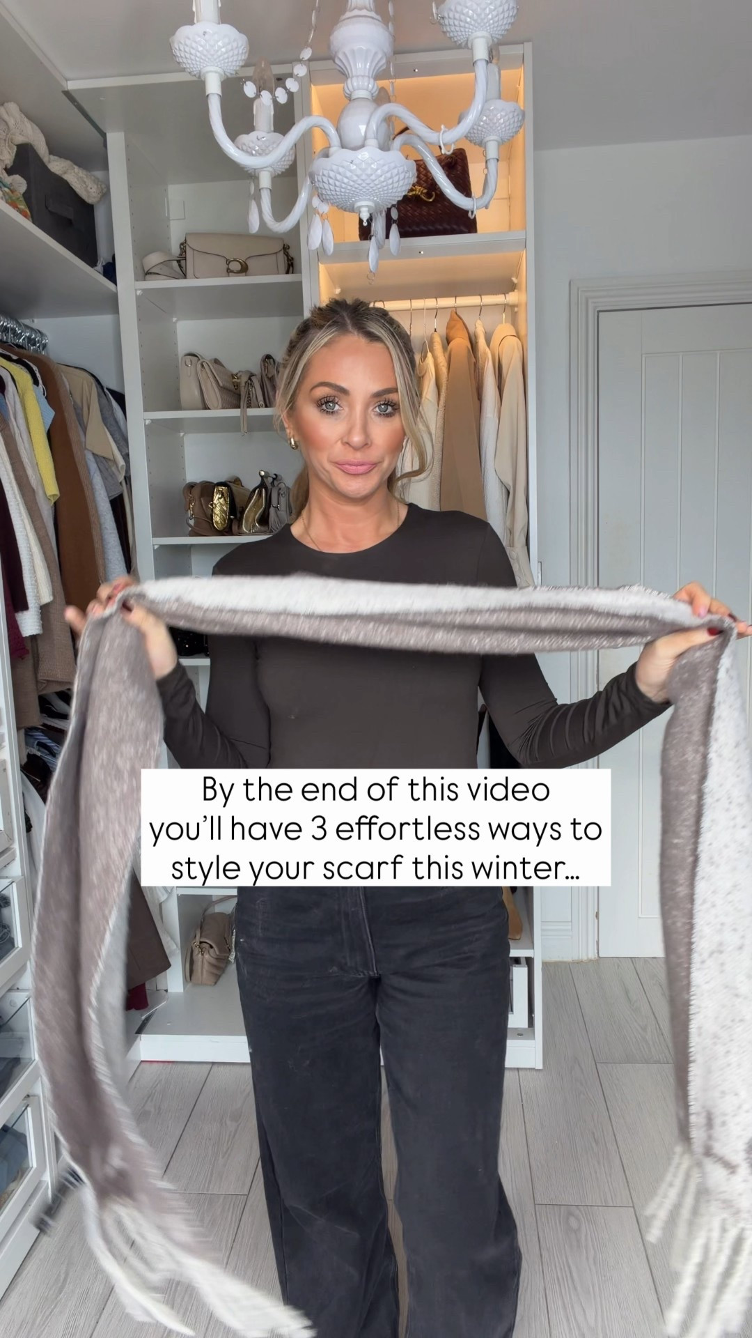 Three ways to wear a scarf 