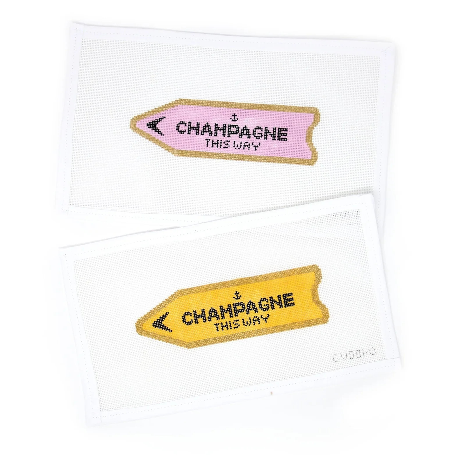 Champagne This Way | Greystone Needlepoint