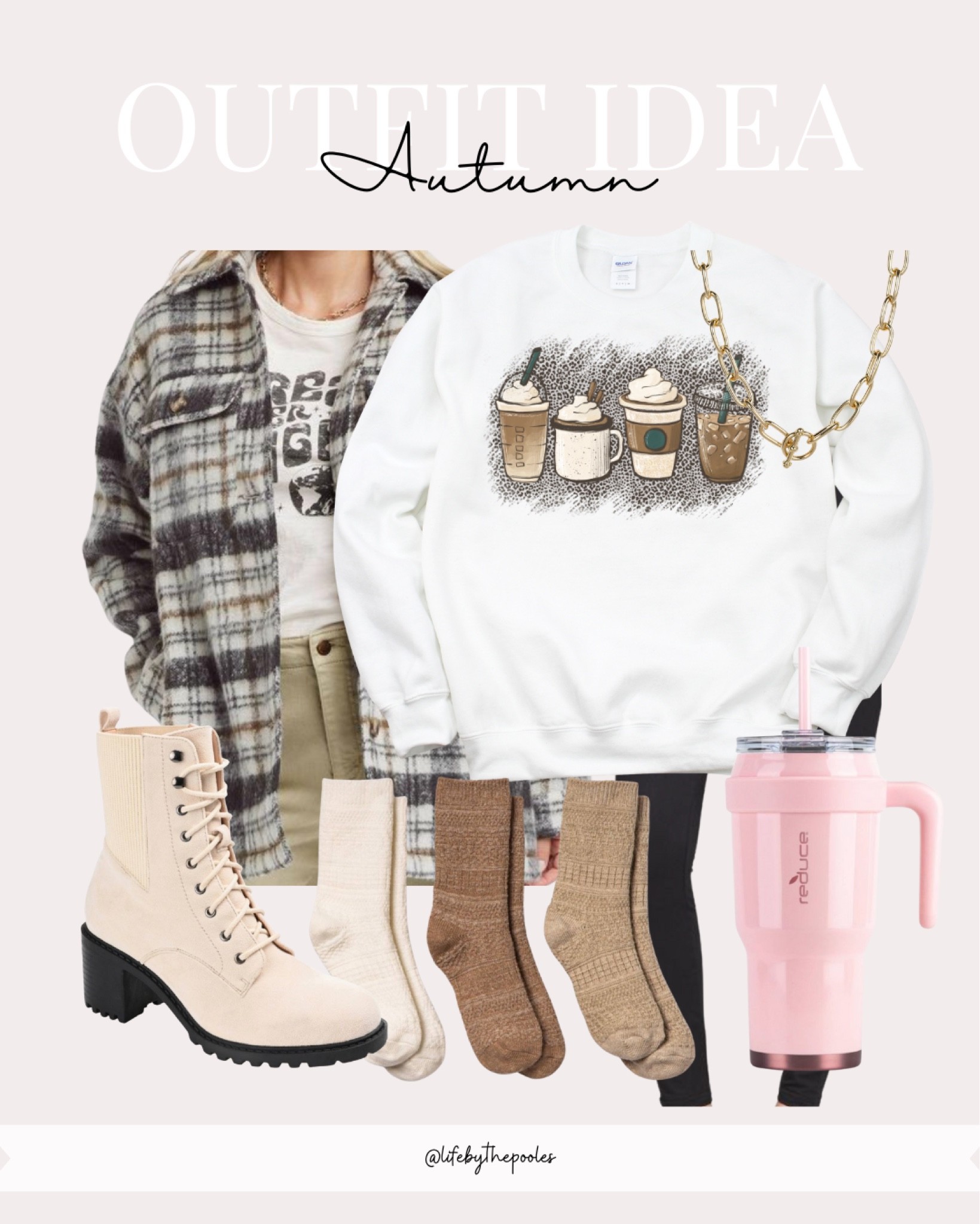 Autumn outfit, fall outfit inspo, winter outfits, sweaters, graphic sweater, plaid shacket, target style, Stanley cup, Stanley dupe, combat boots #winteroutfit #casualoutfits

#LTKunder50 #LTKSeasonal #LTKstyletip