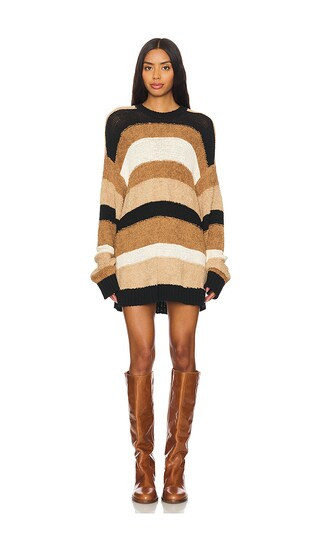 Timothy Tunic Sweater in Neutral Multi Stripe | Revolve Clothing (Global)