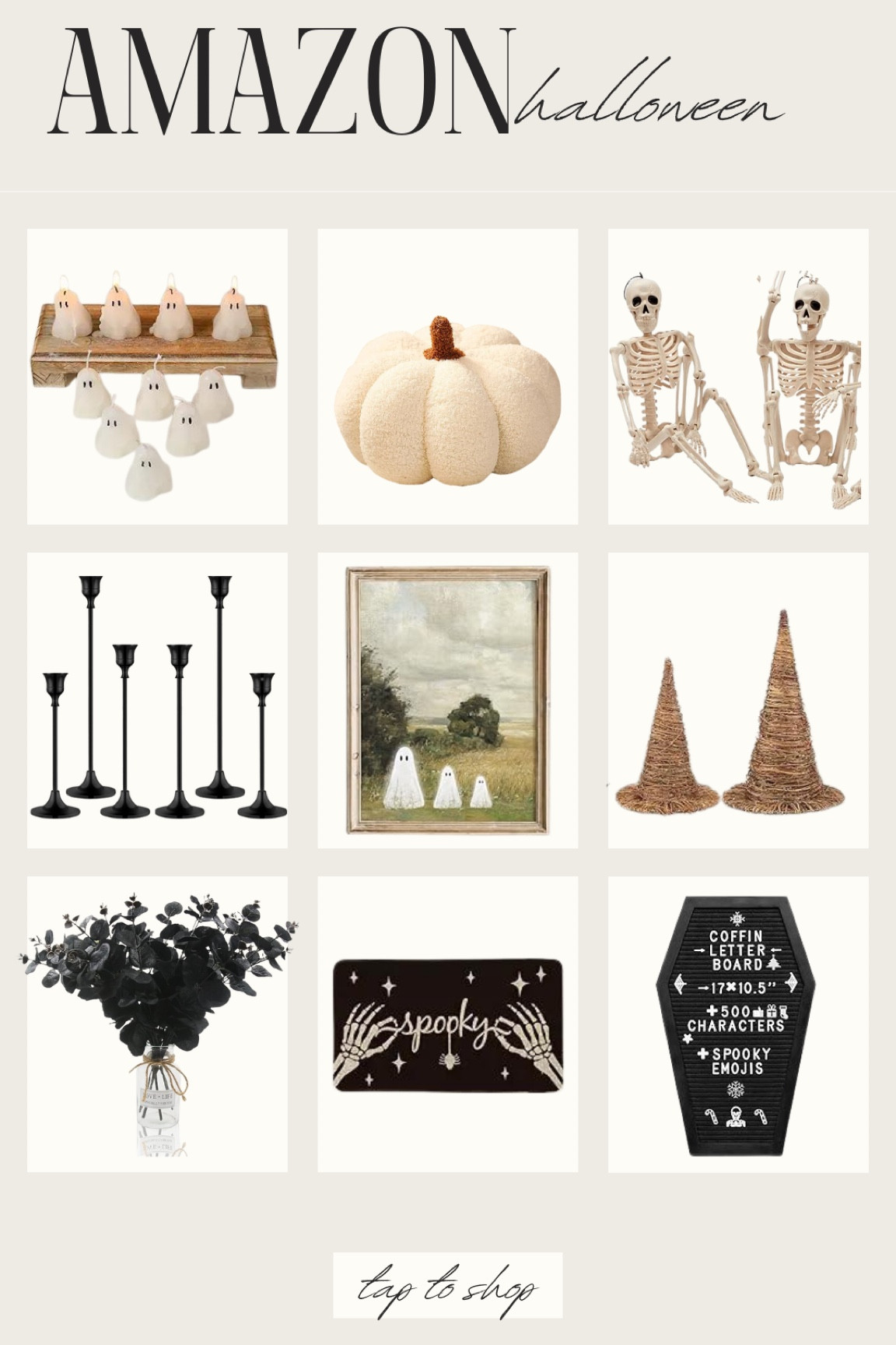 These Amazon Halloween finds are the perfect decor to get your in the spooky season. I love the ghost paintings for an entryway or living room wall. 

#LTKSeasonal #LTKHome #LTKStyleTip
