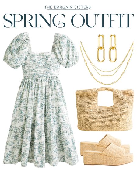 Spring Outfit of the Day 

| Abercrombie Outfit | Abercrombie Dress | Amazon Fashion | Summer Platform Heels | Easter Outfit | Easter Dress | Straw Bag | Summer Outfit 

#LTKSeasonal #LTKU #LTKstyletip