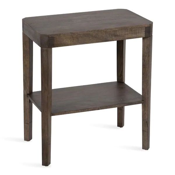 Kate and Laurel Talcott Wood Side Table - 22x14x26 - Grey | Bed Bath & Beyond