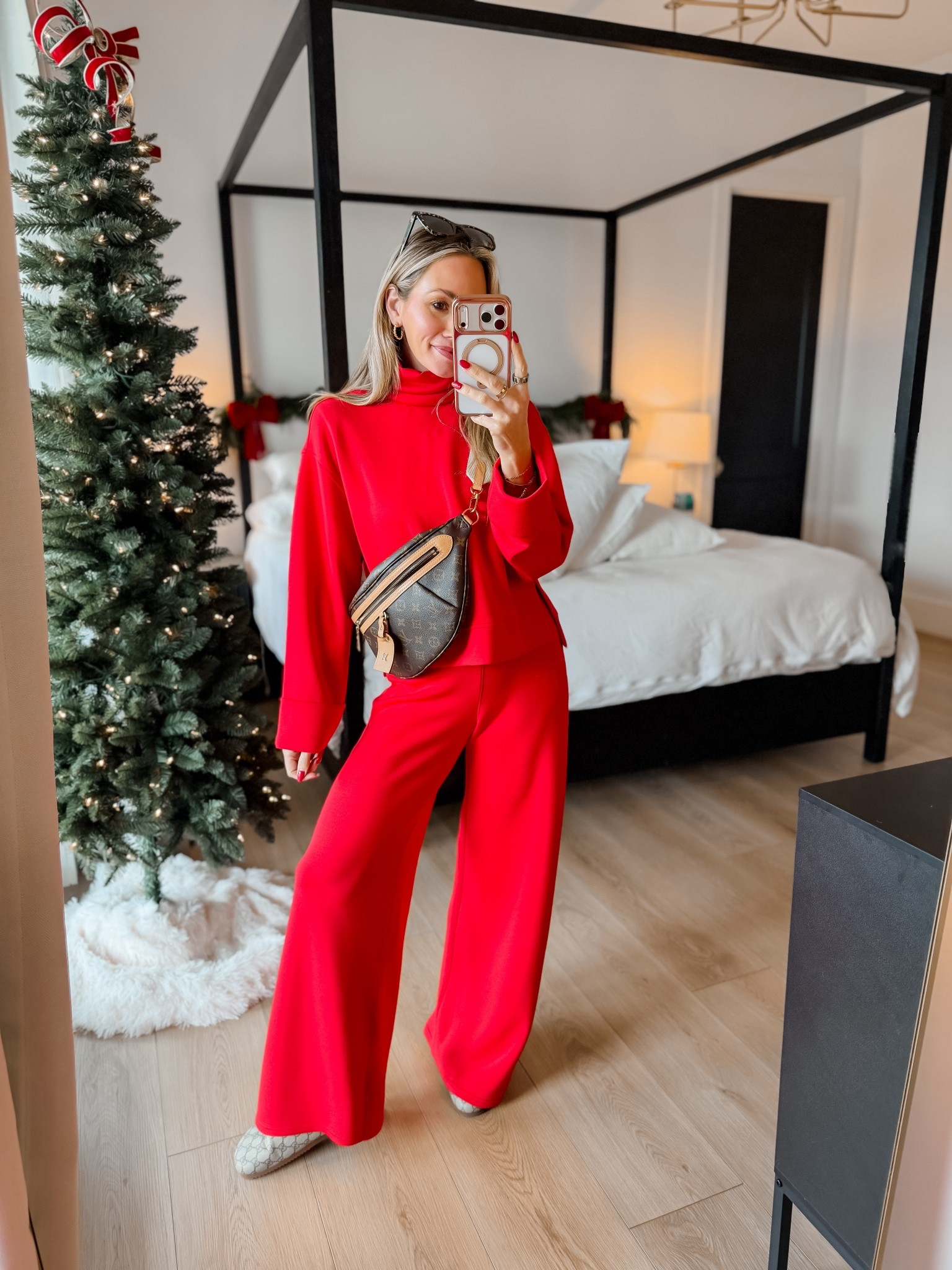 Spanx air essentials *some pieces & colors on SALE! This set worth every penny! The fabric feels amazing! Pants come in petite, regular and tall length options. I’m wearing an xs regular length in pants and xs in top. I’m 5’3 for reference! 

#LTKdayinmylife #LTKmomlife #LTKgrwm